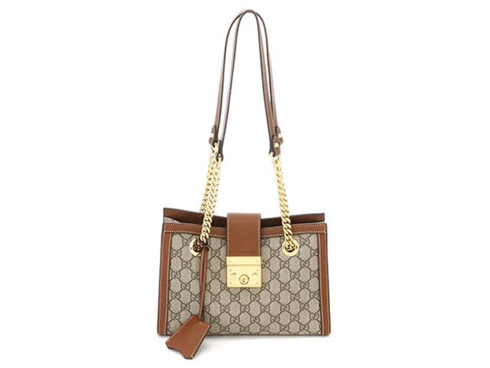 Gucci Padlock GG Shoulder Bag Beige Cream